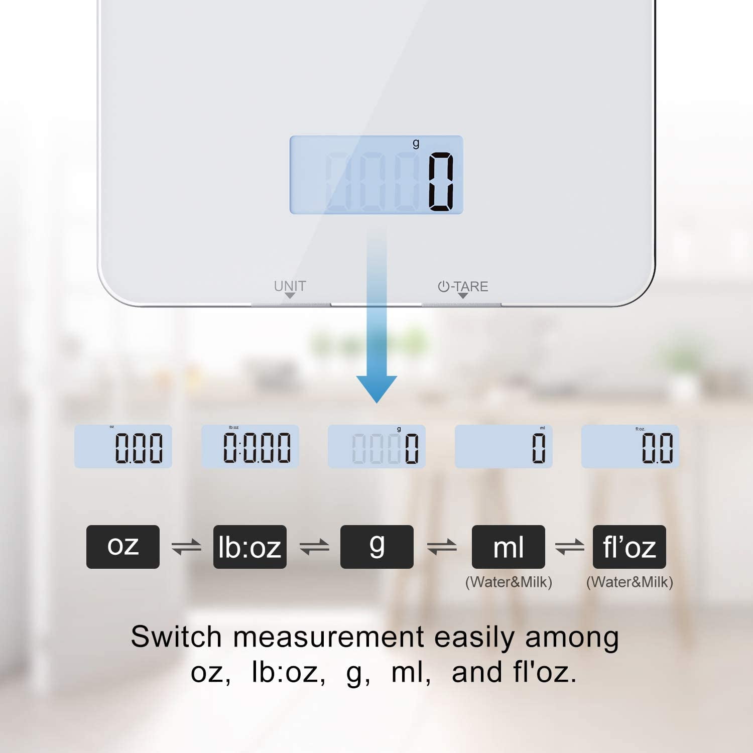 RENPHO Bluetooth Food Scale with App, White photo 3