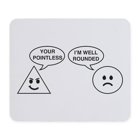 CafePress - Pointless Well Rounded Mousepad - Non-slip Rubber Mousepad, Gaming Mouse Pad