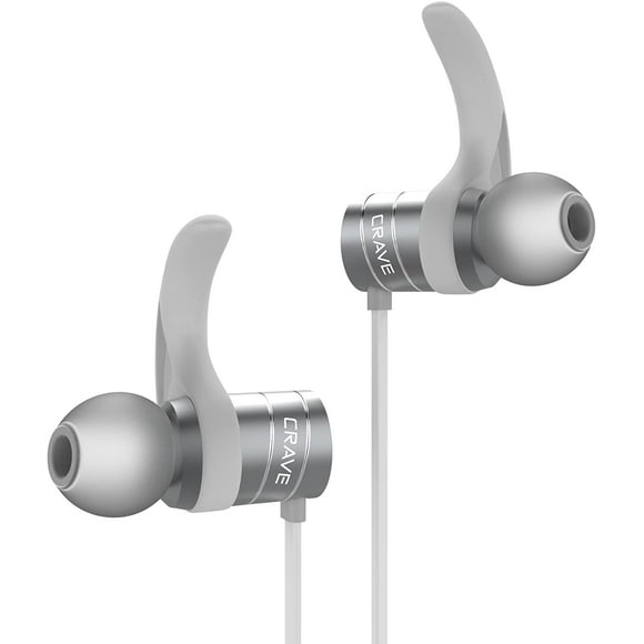 Crave Écouteurs Bluetooth Sans Fil Octane, Écouteurs Stéréo Intra-Auriculaires Résistants à la Sueur et à l'Eau avec Écouteurs Stéréo 8 Heures