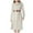 White, variant on Kmdttou Women's Summer Casual Solid Color Fashion Plaid Printed Midi Shirt Dress,Women's Long Dresses Flowy Maxi for Beach