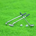 Axio 3 Sets Mini House Golf Club Set DIY Adornment Miniature Golf Club