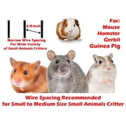 Large 3-Tiers Acrylic Clear Hamster Mansion Guinea Pig Habitat Mouse Home Gerbil House Cage Paw Safe Solid Platform Anti-Slip Step Ramp