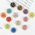 thumbnail image 3 of 30 Pcs Acrylic Rose Flower Buttons Shirt Buttons Sewing Accessories DIY Crafts (Royal Blue, 12.5mm), 3 of 10