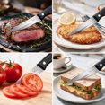 thumbnail image 6 of Akatsuki Steak Knives Set of 8 Serrated Kitchen Steak Knife 4.5-inch Stainless Steel Dinner Knife Dishwasher Safe, 6 of 9