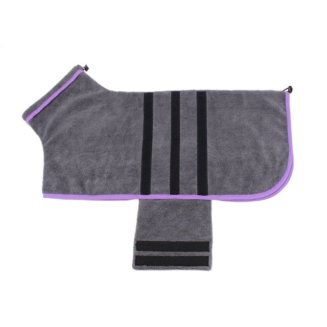 Albornoz para mascotas, toalla absorbente de microfibra para perros, ropa para perros grandes