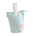 thumbnail image 4 of Estuche de peluche para lápices con asa para dormitorio infantil y niñas, neceser organizador, estuche para bolígrafos Azul claro, 4 of 8