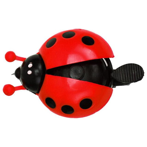 Timbre de bicicleta Sunnimix de mariquita para niños Rojo