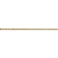thumbnail image 5 of Auriga Fine Jewelry 14K Yellow Gold 1.5mm Box Chain Necklace 16 inch for Women, 5 of 6