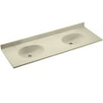 thumbnail image 5 of Swan Chesapeake Solid Surface 61'' Double Bathroom Vanity Top, 5 of 7