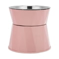 thumbnail image 3 of Cat Food Double Bowl, Cat Stainless Steel Bowl Rustproof Neck Protective Prevent Overflow  For Cats, 3 of 8