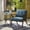 Blue+Pecan, variant on Solid wood frame with pecan finish | Suitable for lounge use | Durable and appealing touch