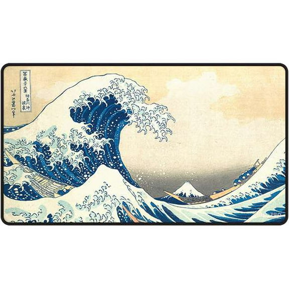 Ultra Pro: Fine Art: The Great Wave Off Kanagawa: Black Stitched Playmat