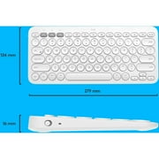 Logitech K380 Multi-device Bluetoth Keyboard - Keyboard - Bluetoth 3.0 - Off-white