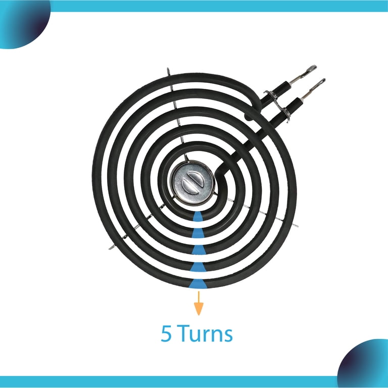 Replacement 6" Surface Burner Element For GE, Hotpoint & Kenmore Ranges - Fits/Replaces Part #WB30M1