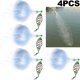 thumbnail image 4 of Red Pesca Malla 4 Piezas Con Conector Rodamiento Anillo Bolas Cuentas Luminosas Nocturnas (4), 4 of 5