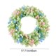thumbnail image 3 of Decoraciones navideñas, adornos navideños, corona navideña, corona de ratán para colgar en la puerta o la pared, decoración navideña para escaparates, decoración para centros comerciales, regalo, coro, 3 of 6