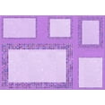 thumbnail image 1 of Ahgly Company Indoor Rectangle Patterned Tyrian Purple Area Rugs, 6' x 9', 1 of 6