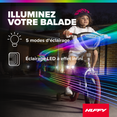 thumbnail image 3 of Huffy 16” Electro-Light Kids Bike, Fits Riders 42”-48”, Red, Youth, UnisexLED Lights, Grey/Red, 3 of 8