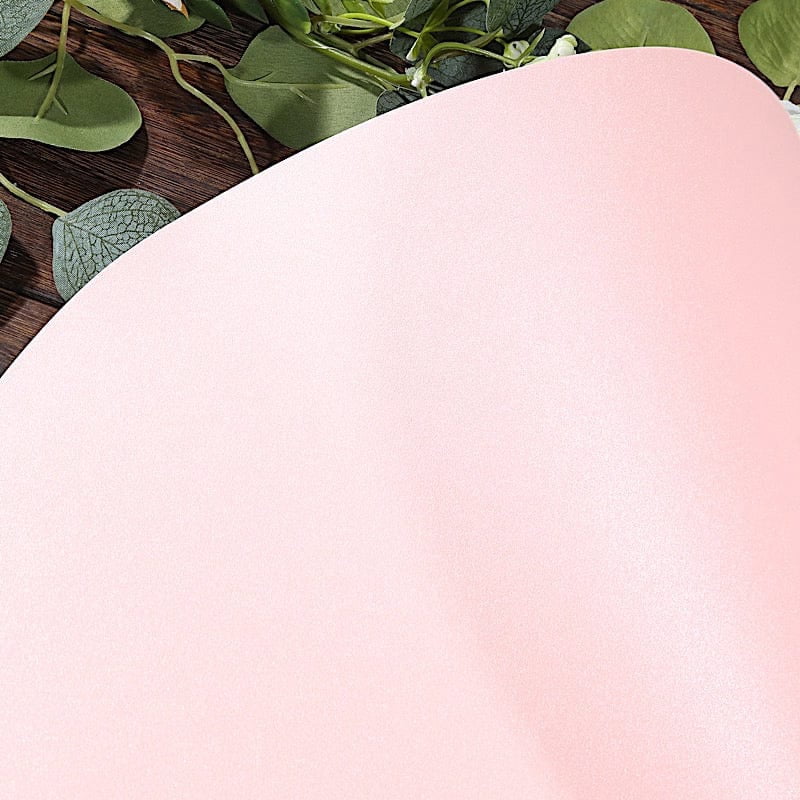 Balsa Circle 50 Round 13 in Pink Disposable Paper Table Placemats Party Events Decorations Supplies