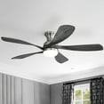 thumbnail image 2 of Sofucor 52" Modern Black Ceiling Fan with LED Light and Remote, 2 of 13