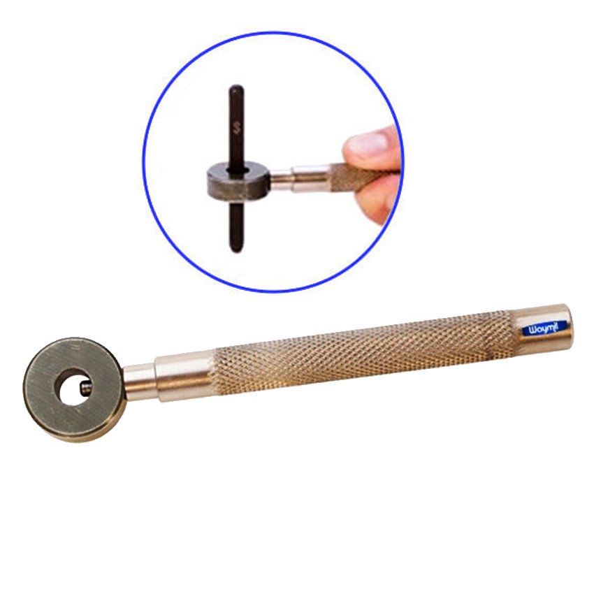 Marking Stamp Thumb Safe Holder Metal Punch Design Jewelry Marking Punching Tool