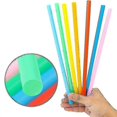 thumbnail image 2 of 300/500/1000pcs 10.3in Jumbo Straws Smoothie Straws Milkshake Straws Extra Wide Extra Long Assorted Bright C-hao, 2 of 5