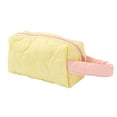 thumbnail image 1 of Polyester flower cosmetic bag storage finishing bag portable cosmetic bag, 1 of 5