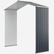 thumbnail image 1 of Costway Caseta Jardín Exterior Cobertizo con 4 Respiraderos y Puertas Individuales Casita Organizador para Patio Granja Gris, 1 of 5