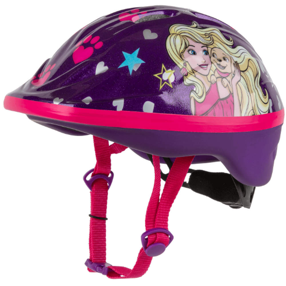 barbie bike helmet and pads