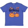 thumbnail image 3 of Inktastic Big Brother Pumpkins with Fall Leaves Youth T-Shirt, 3 of 5