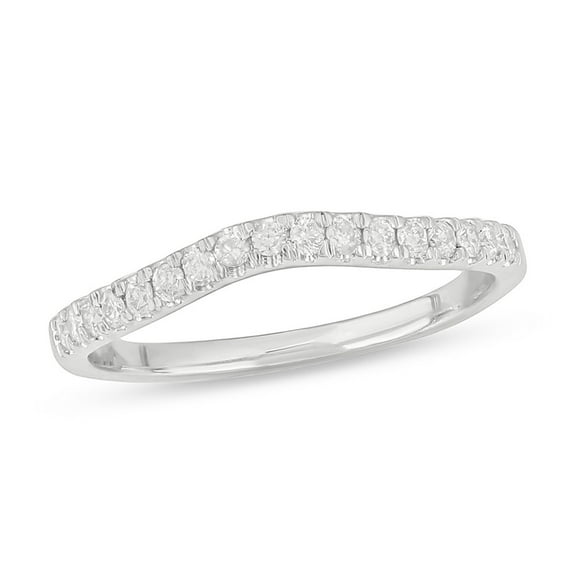 Cali Trove White Gold 1/5ct TDW Round White Diamond Wedding Band Ring