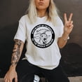 thumbnail image 5 of Camiseta con estampado de animales para mujer, remera con estampado de cabra que grita, ropa vintage,, 5 of 5