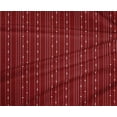 thumbnail image 3 of oneOone Polyester Lycra Red Fabric Ikat Style Stripe Craft Projects Decor Fabric Printed By The Yard 56 Inch Wide, 3 of 3