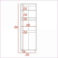 thumbnail image 5 of Bedroom Set, 2-Piece London Armoire + Aralia Drawer Dresser, Black / Light Oak | Combo Dressers | Particle Board, 5 of 10