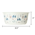 thumbnail image 5 of (2 pack) Vibrant Life Stainless Steel Doggie Faces Bowl, Off-White, Medium (4 Cups), 5 of 7
