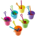 thumbnail image 1 of Fun Express Coloré Mini Jeux de Plage - 12 Seaux, Pelles, Râteaux et Scoops, 1 of 1