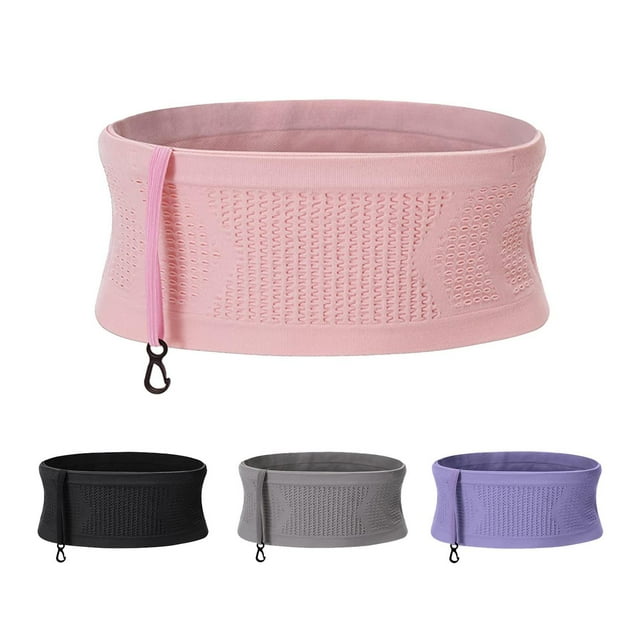 Bolsa de Cintura Multifuncional LELISKA Rosa de Gran Capacidad y Transpirable para Correr y Exterior