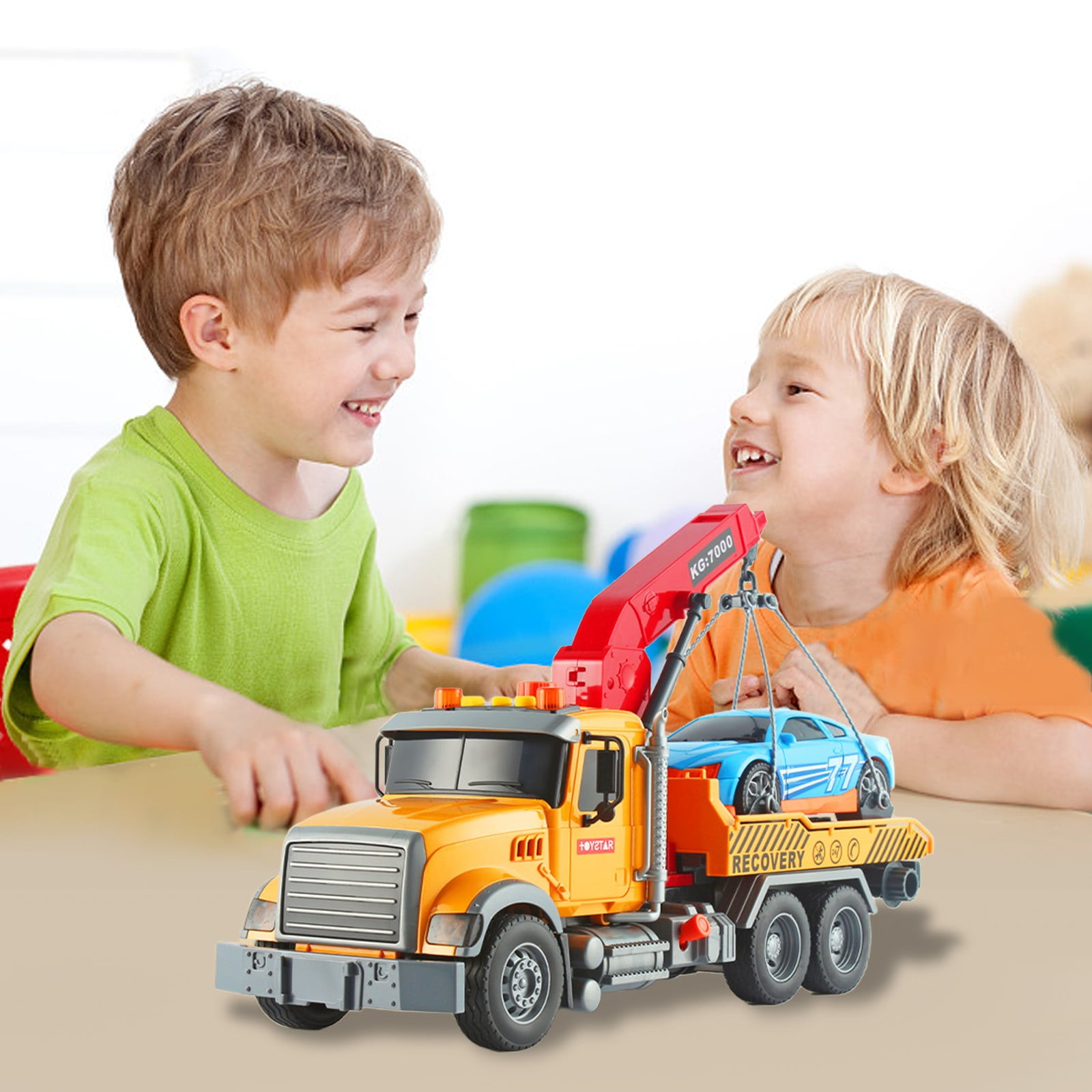 ToysYGift Clearance Toys for Girls Boys 36 Years Childrens Car Toy Car Self Loading And Unloading B(图5)