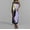 Purple, variant on LOVZFMLL Dresses Women's Spring/summer Sleeveless Strapless Print Dress