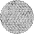 thumbnail image 1 of Ahgly Company Machine Washable Indoor Round Transitional Gunmetal Gray Area Rugs, 5' Round, 1 of 7