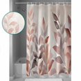 thumbnail image 3 of 54x78 Inch Shower Curtain Decorative Eucalyptus Bathtub Bath Curtains Fabric Waterproof Bathroom Decor Aesthetic&nbsp;Floral Plant Rustic Chic Brown Plant Small Stall Shower Curtain Set with 12 Hooks, 3 of 6