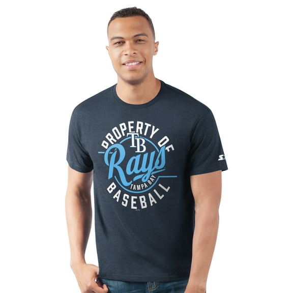 Men's Starter  Navy Tampa Bay Rays Prime Time Property Of T-Shirt