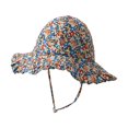 thumbnail image 3 of Kids UPF50+ Sun Hat With Neck Flap Adjustable Chin Strap Fisherman Cap for 1-4 Years Toddler Beach Outdoor, 3 of 4