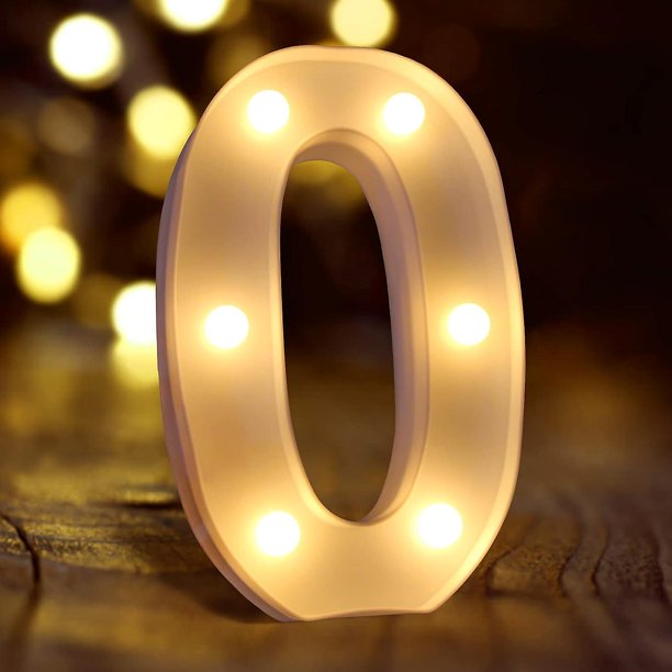 Luces De Letras De Marquesina Led Con Letras Lámpara De Mesa De Escritorio, Para Decoración De Bodas De Fiesta Letras De Lámpara Con Iniciales Del Alfabeto Que Funcionan Con Pilas