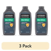 (3 pack) Lotrimin Daily Sweat and Odor Control Medicated Foot Powder, 6.25 oz
