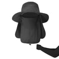 thumbnail image 1 of Chapeau de Pêche pour Hommes avec Rabat de Cou Manches Larges, 1 of 8