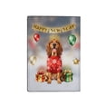 thumbnail image 2 of Happy New Year 2026 Bloodhound Holiday Balloons Party Snow Travel Passport Wallet Dog Lover PU Leather Passport Holder Cover - 13018, 2 of 5