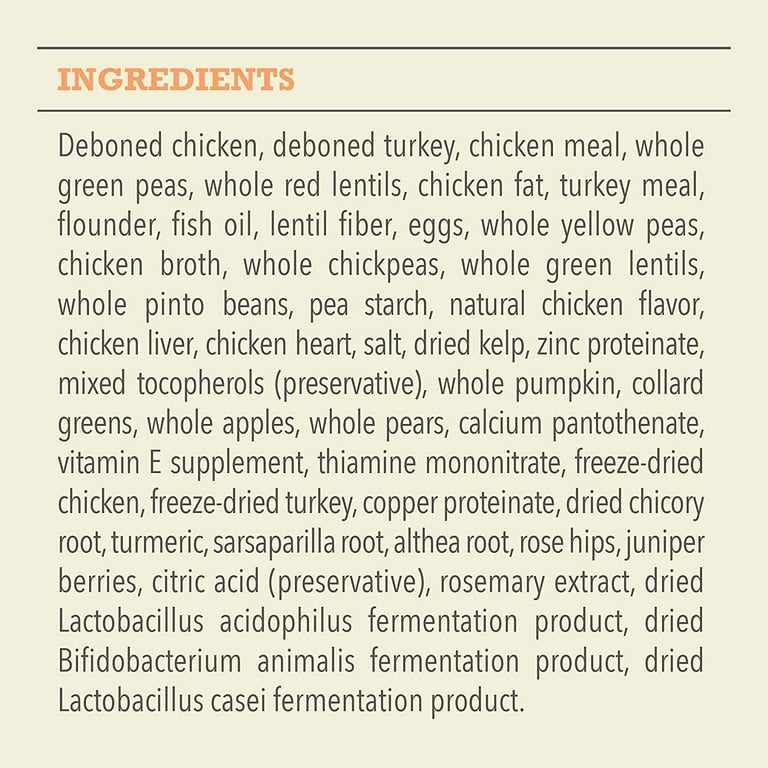 Orijen dog food protein content 2025