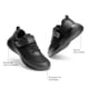 thumbnail image 2 of Zapatos DREAM PAIRS EZ-Ons para Niños y Niñas Talla 11 Negro, 2 of 8