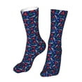 thumbnail image 6 of Salouo Deep Down In The Ocean Pattern Fun Novelty Crew Socks,Casual Athletic Socks Neutral Socks, 6 of 7